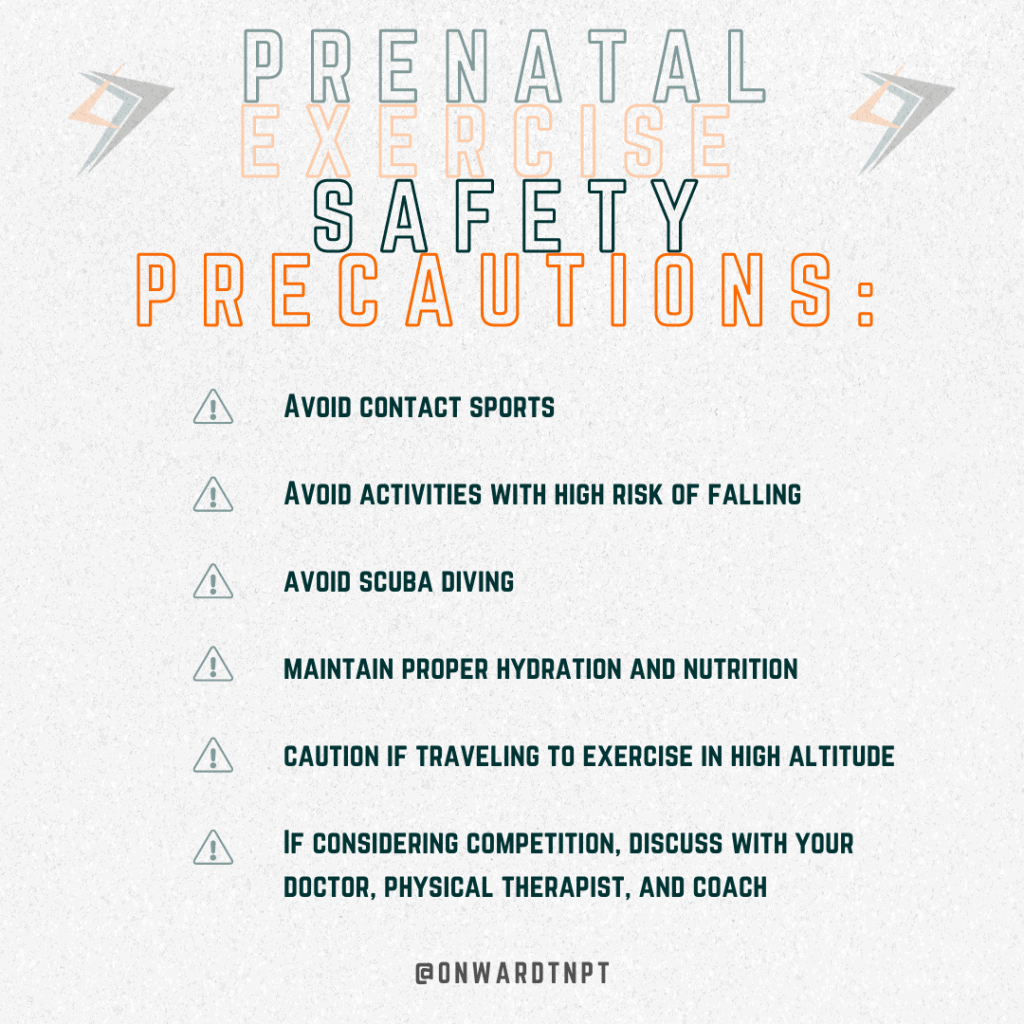 Prenatal Exercise Safety Precautions