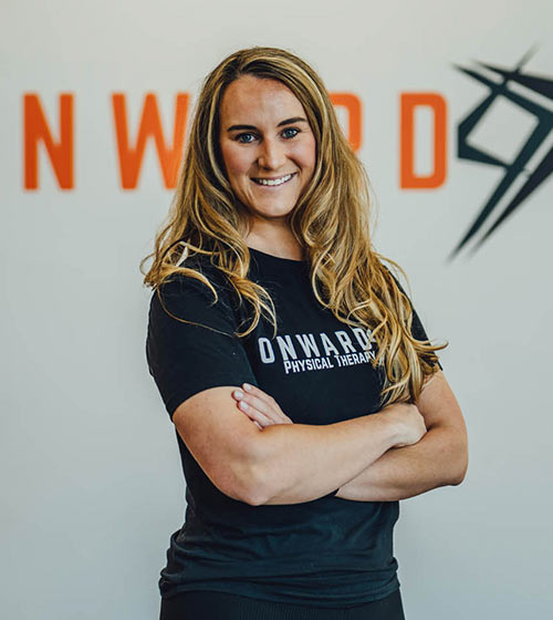 Onward Physical Therapy | Dr. Amanda McCartan, Doctor of Physical Therapy<br />
Bachelor of Science in Exercise Science