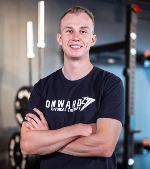Onward Physical Therapy | Dr. Kameron Eckard, Doctor of Physical Therapy<br />
Certified Strength and Conditioning Specialist<br />
EIM Certification in Integrative Dry Needling<br />