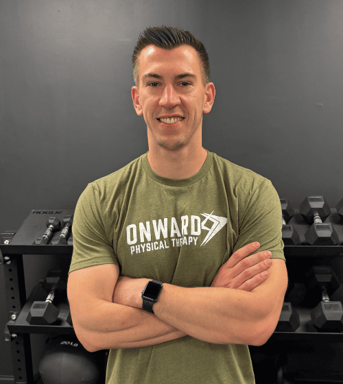 Onward Physical Therapy | Dr. Jacob Myers, Dry Needling Certified<br />
ICE Certified: Rehabilitation of the Injured Runner <br />
Barbell Rehab Method Certification<br />
